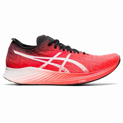 Asics Magic Speed - Miesten Juoksukengät - Oranssi Punainen/Valkoinen